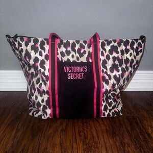 Victoria's Secret Leopard Print Weekender Overnight Bag